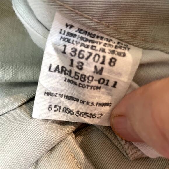 Riders casuals 18M light tan 37 x 31 high rise JEANS women - Picture 4 of 11